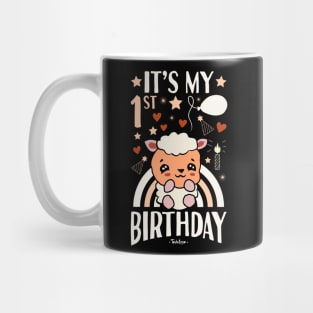 It's My 1st Birthday Sheep Mug